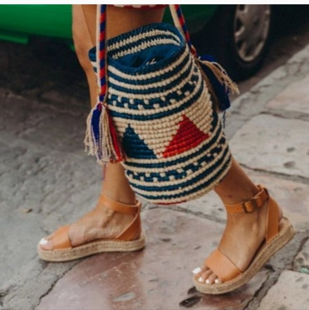 Camel Tan Leather Soludos Sandals - Picture 2 of 15